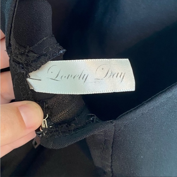 Black Bodycon Backless Mini Dress M - Picture 8 of 8